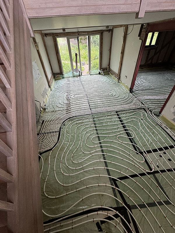 Warm on the feet – Kent barn conversion, Kent