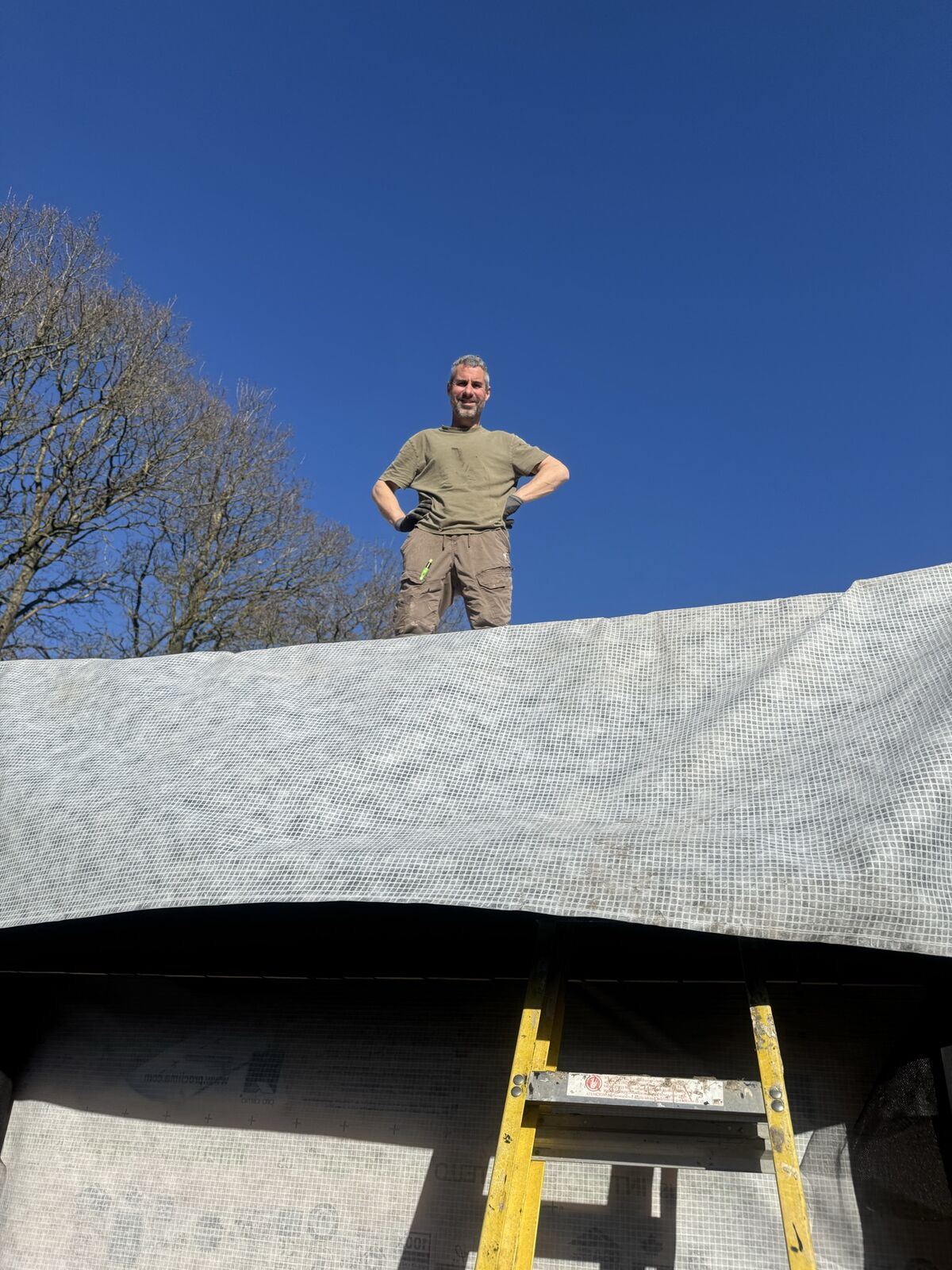 Airtight inside, roof on top – Off-grid timber new build, Smeeth, Kent, photo 3