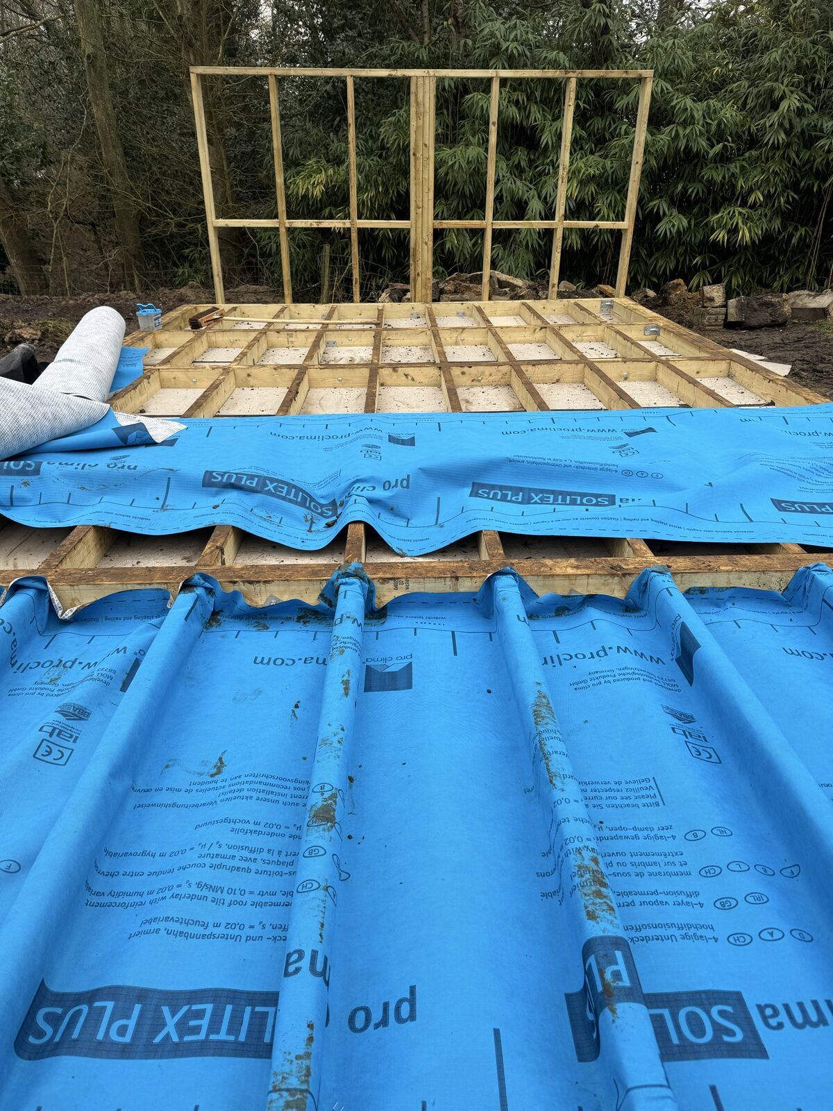 The floor – Off-grid timber new build, Smeeth, Kent, photo 2