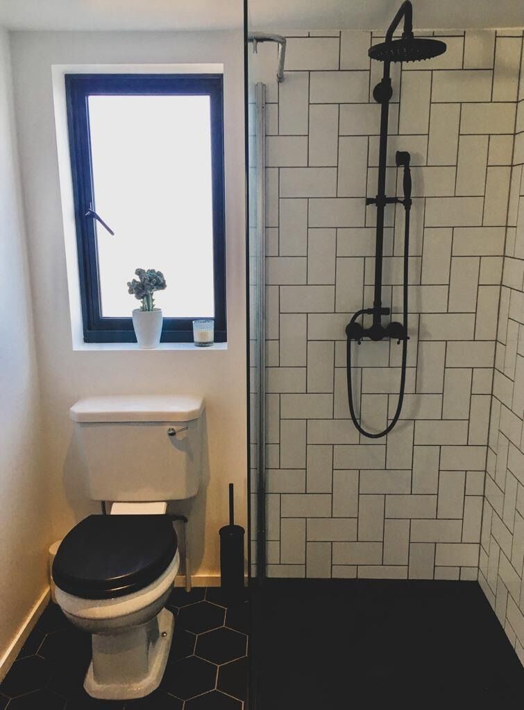 Shower room – London townhouse extension and remodel