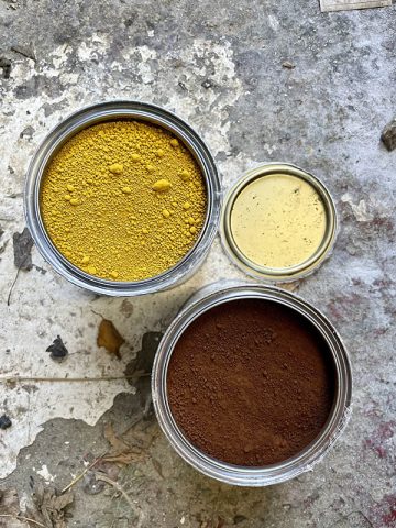 Lime pigment for colours Lime pigment for colours